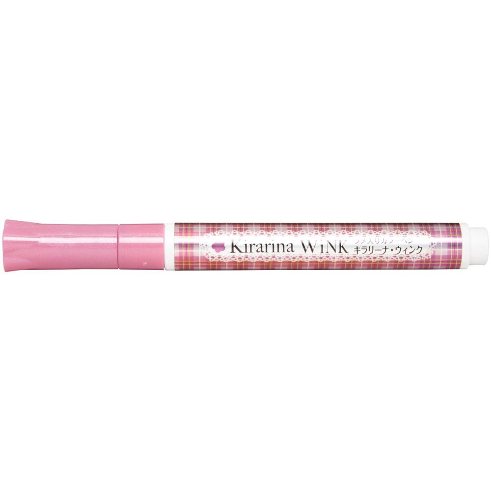 Kirarina Wink PASTEL PINK METALLIC Marker Pens Scrapbooksrus