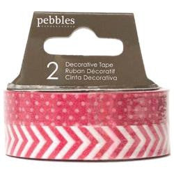 Pebbles ROUGE Washi Tape 20mm 21.87yards - Scrapbook Kyandyland