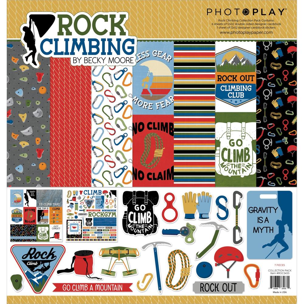 Photoplay ROCK CLIMBING 12X12 Scrapbook Collection Pack Scrapbooksrus Scrapbook Store LasVegas