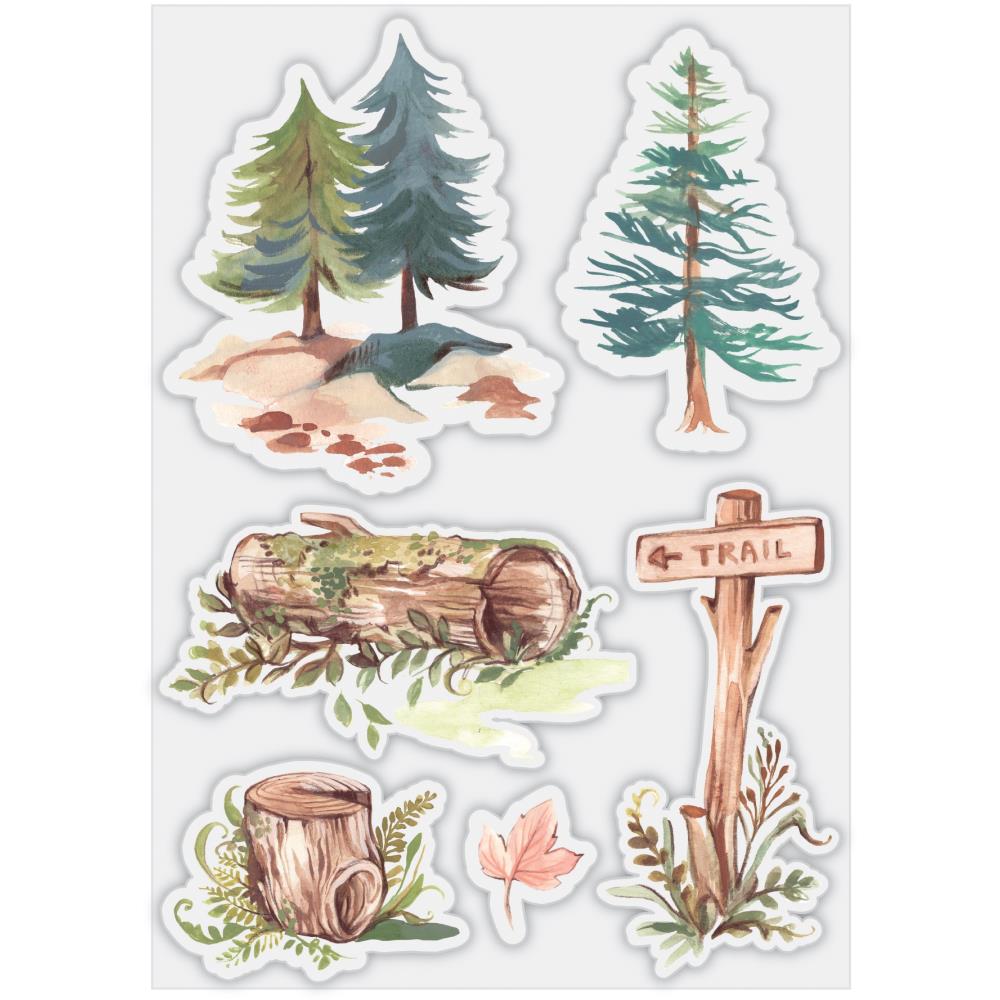 Craft Consortium IN THE FOREST Clear Acrylic Stamps