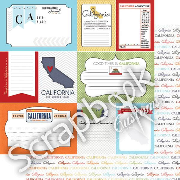 California Scrapbook Customs DS TRAVEL JOURNAL 12&quot;X12&quot; - Scrapbook Kyandyland