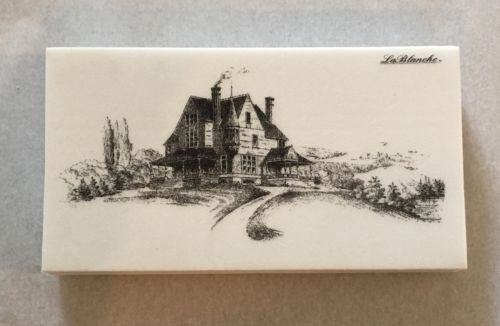 LaBlanche COUNTRY ESTATE Victorian Mounted Stamp