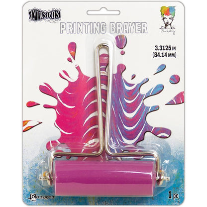 Dina Wakley PRINTING BRAYER Ranger Dylusions Scrapbooksrus