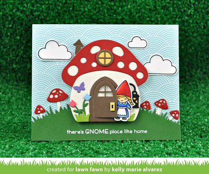 Lawn Fawn OH GNOME! Clear Stamps &amp; Die Set