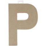 Darice Paper Mache Alphabet Letters I-P 5.5"X8"