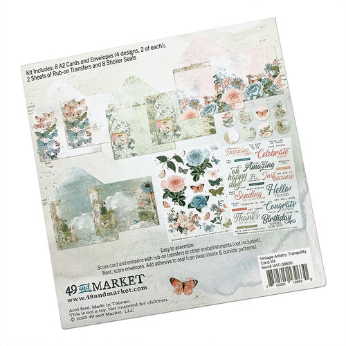 49 and Market Vintage Artistry TRANQUILITY CARD KIT