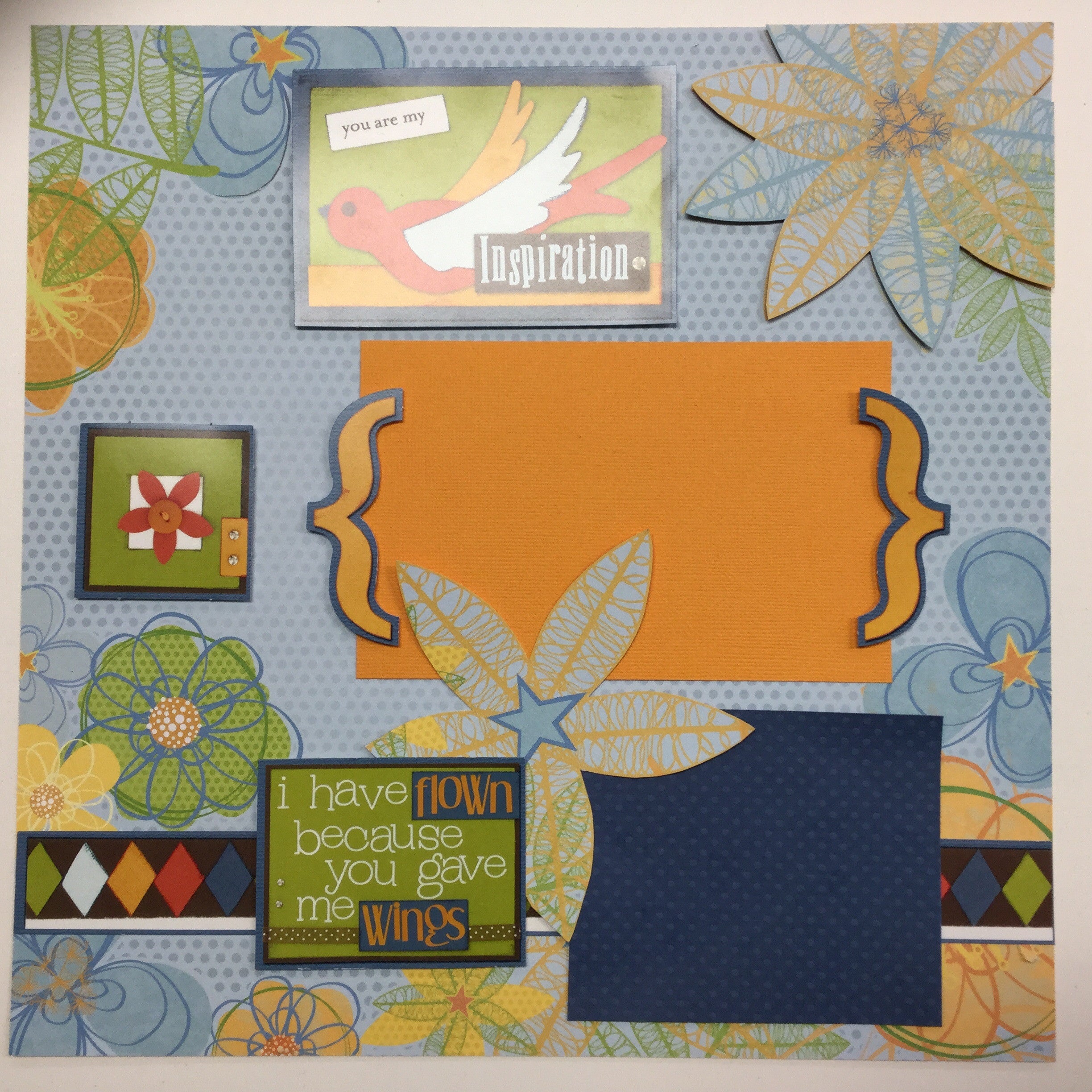 Page Kit (2) 12x12 INSPIRATION Scrapbook Graduation