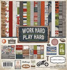 Carta Bella WORK HARD PLAY HARD 12"X12" Kit