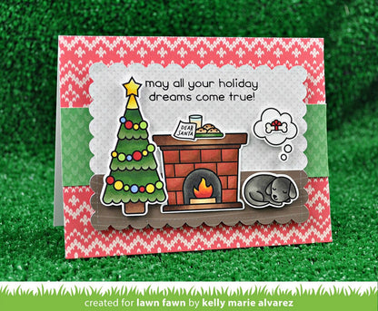 Lawn Fawn CHRISTMAS DREAMS Samples @scrapbooksrus