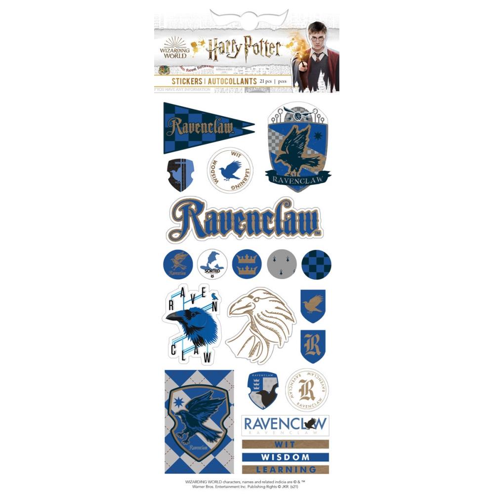 Paper House HARRY POTTER RAVENCLAW Stickers 21pc