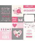 Simple Stories HOPE Scrapbook Paper Kit Breast Cancer