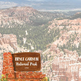 BRYCE CANYON National Park Watercolor 12"X12" Paper #Scrapbooksrus