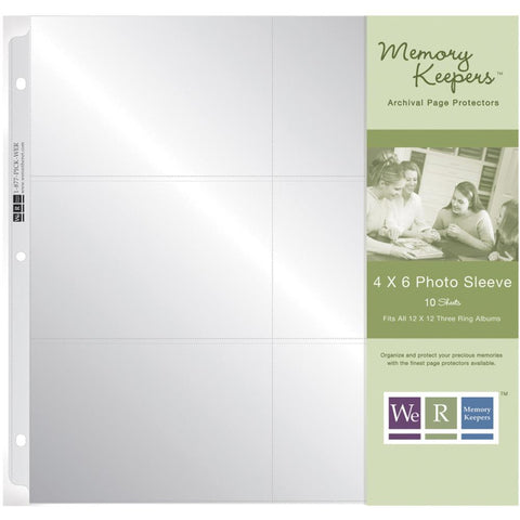We R Memory Keepers 12X12 Ring Photo Sleeves 10pc – Scrapbooksrus