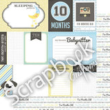 BABY BOY 12"X12" Scrapbook Customs Paper
