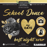 PROM BALLOONS 12X12 Scrapbook School Dance Kit 33pc