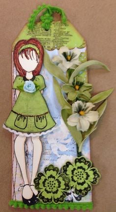 Prima Julie Nutting Metal Dies CALLY DOLL 912048 Scrapbooksrus