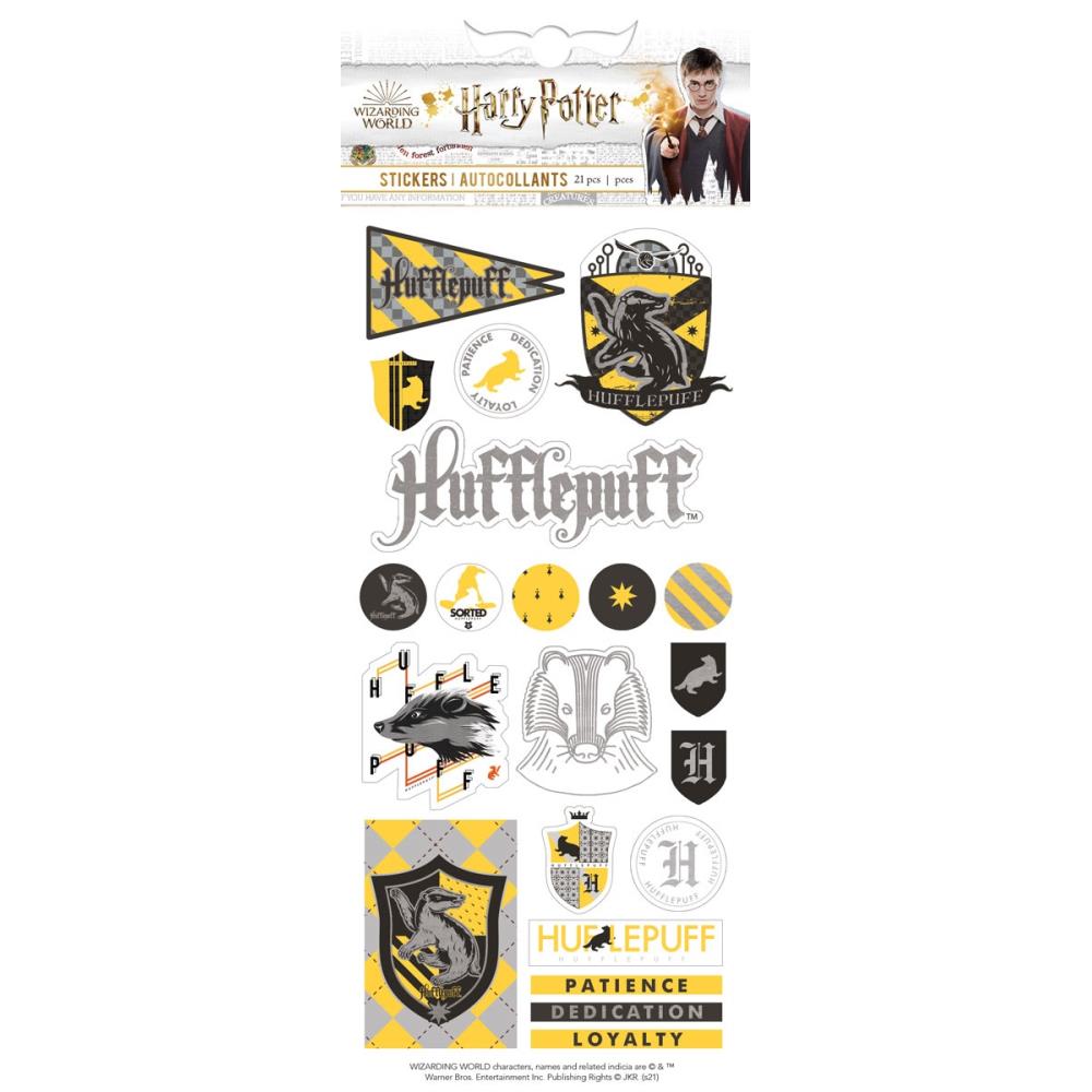 Paper House HARRY POTTER HUFFLEPUFF Stickers 21pc Scrapbookrus