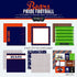 Chicago BEARS PRIDE FOOTBALL KIT 12"X12" Scrapbook Paper 12 Sheets Scrapbooksrus