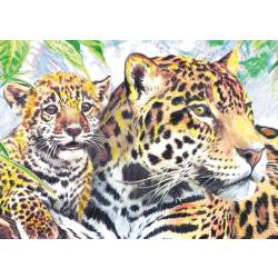 Royal Mini Color Pencil By Number JAGUAR FAMILY