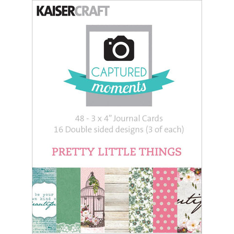 Kaisercraft Captured Moments PRETTY LITTLE THINGS CARDS 3"X4"