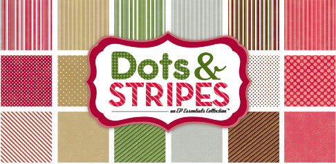 Echo Park DOTS &amp; STRIPES Christmas 12x12 Collection Kit - Scrapbook Kyandyland