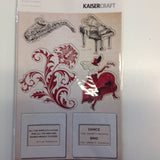Kaisercraft Printed Chipboard 1 Sheet 6"X10" - Scrapbook Kyandyland