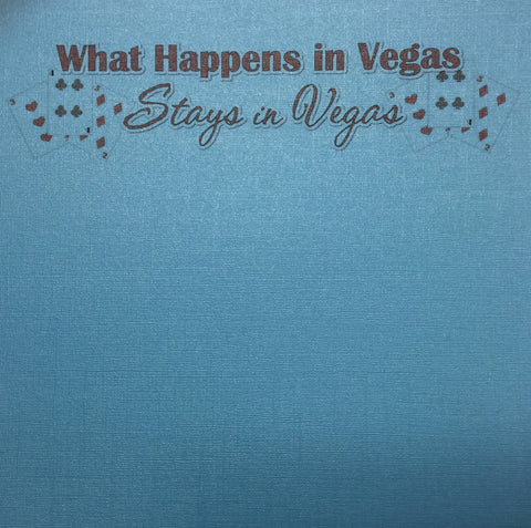 What Happens In Vegas Glitz Bling 12X12 Scrapbook Paper