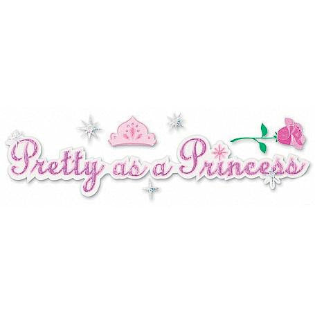 Disney Ek Success PRETTY AS A PRINCESS Stickers 6pc - Scrapbook Kyandyland