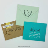 Concord & 9th SOPHISTICATED SCRIPT Stamp Set 32 pc.