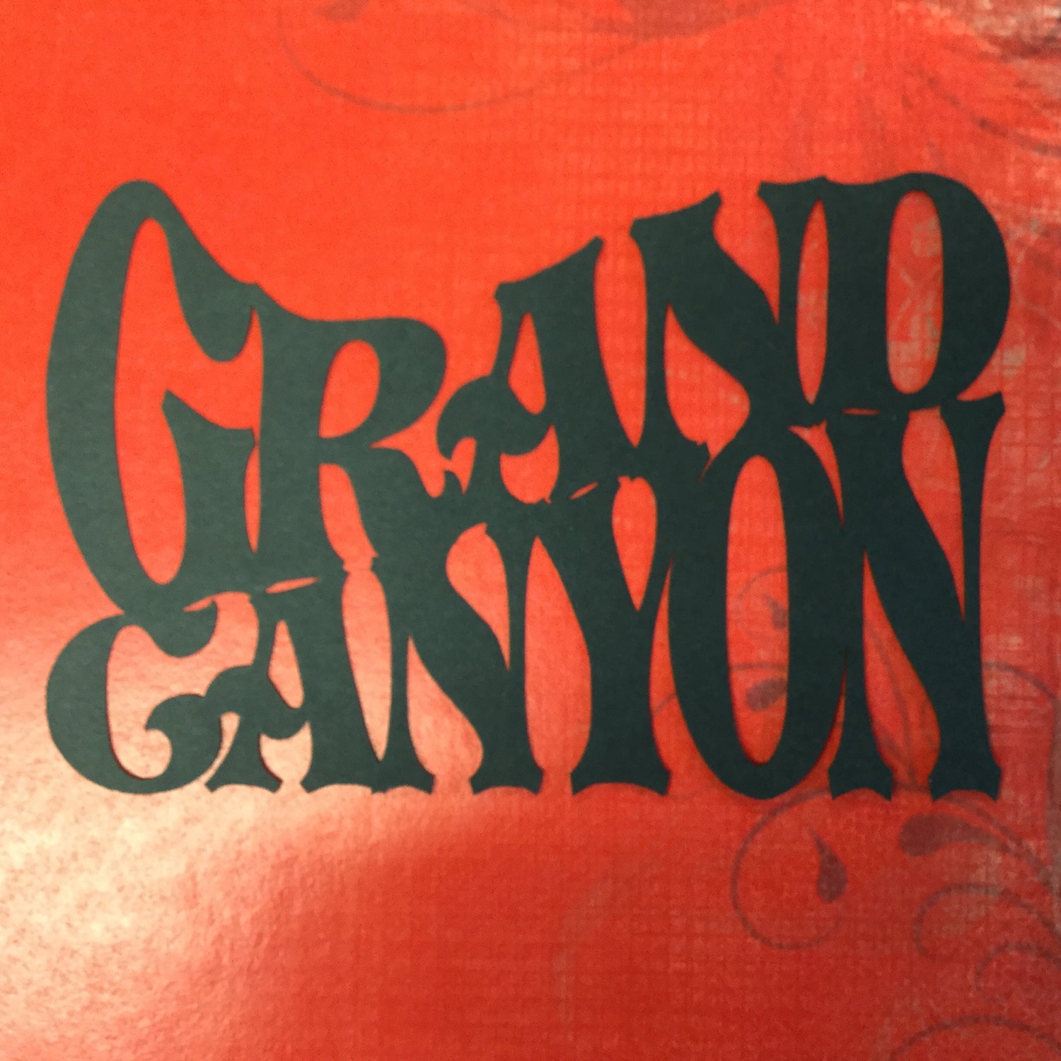 GRAND CANYON Black Travel LasVegas Laser Cut Diecut Scrapbooksrus