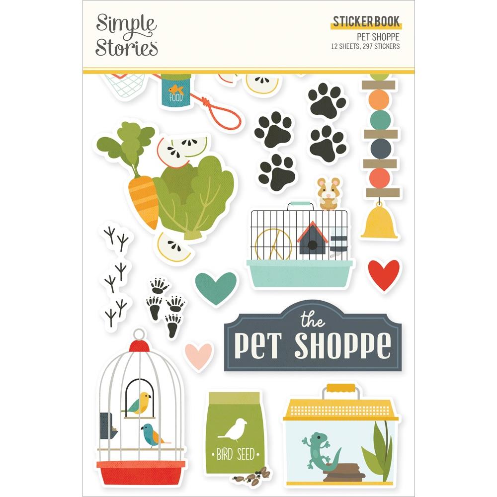 Simple Stories Pet Shoppe Sticker Book Scrapbookrus