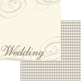 Moxxie TIE THE KNOT Wedding 12"X12" Scrapbook Paper - Scrapbook Kyandyland