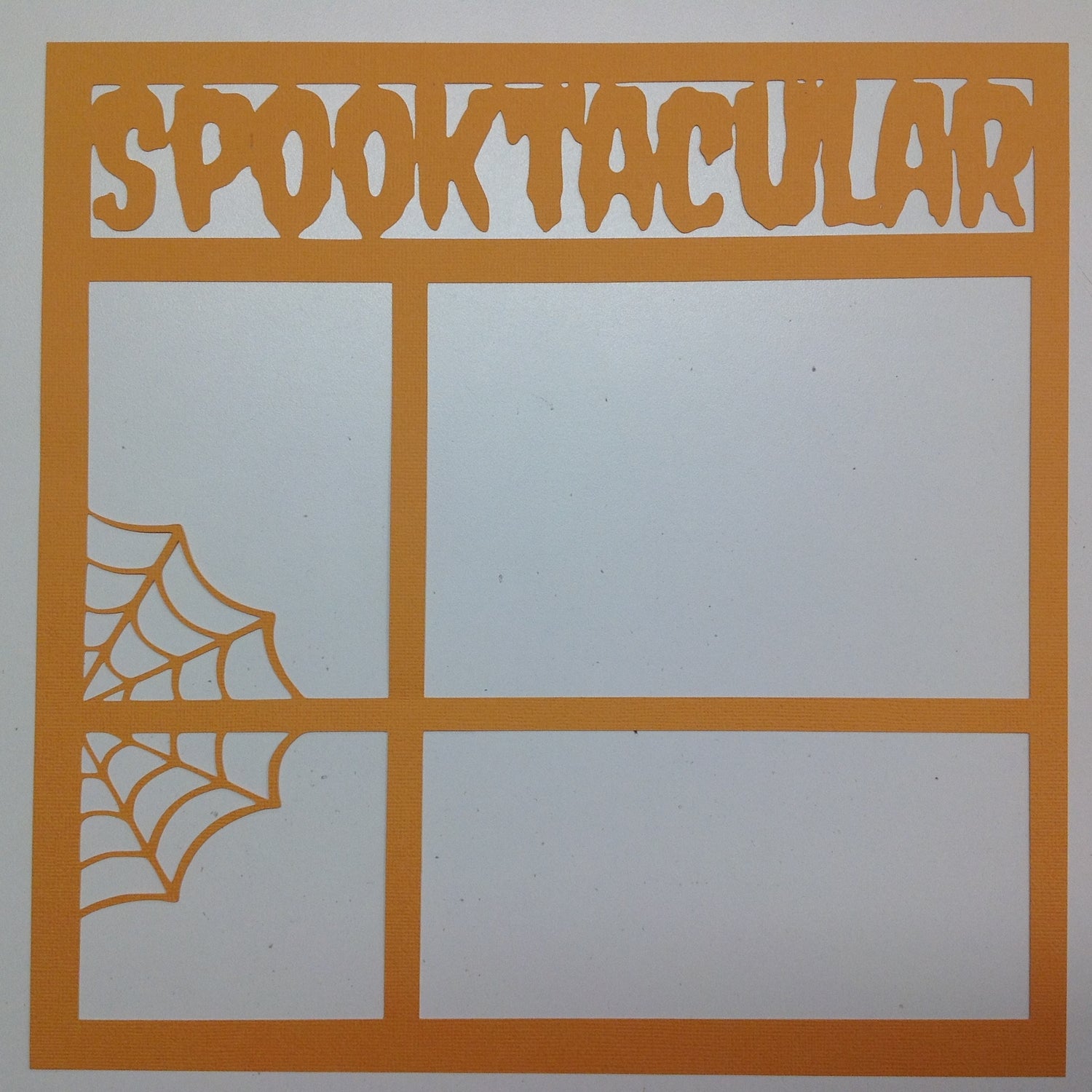 Page Frame SPOOKTACULAR Halloween 12&quot;X12&quot; Overlay