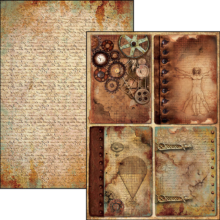 Ciao Bella CODEX A4 Paper Pad 9 sheets Scrapbooksrus