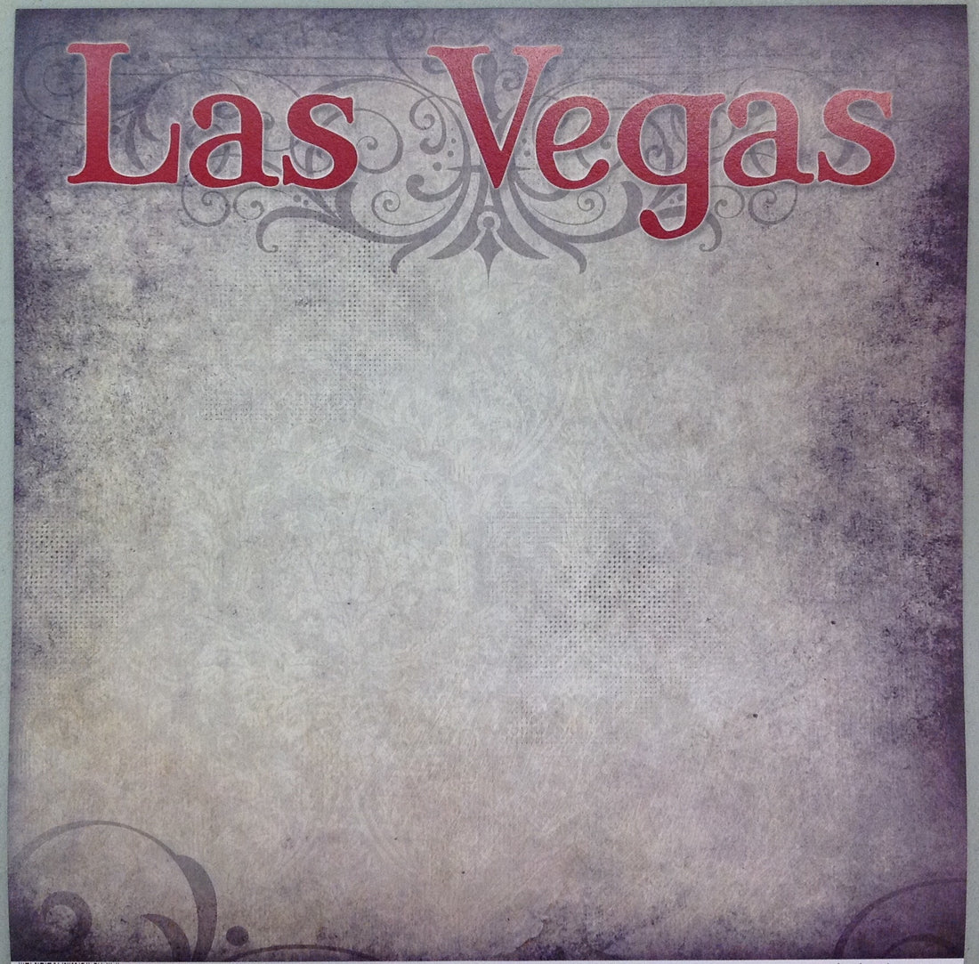 Las Vegas Antique Scrapbook Paper @scrapbooksrus