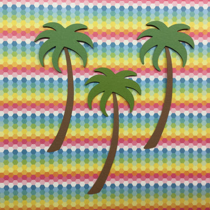 PALM TREE 3D Layered Diecut Scrapbook Embellishment Scrapbooksrus