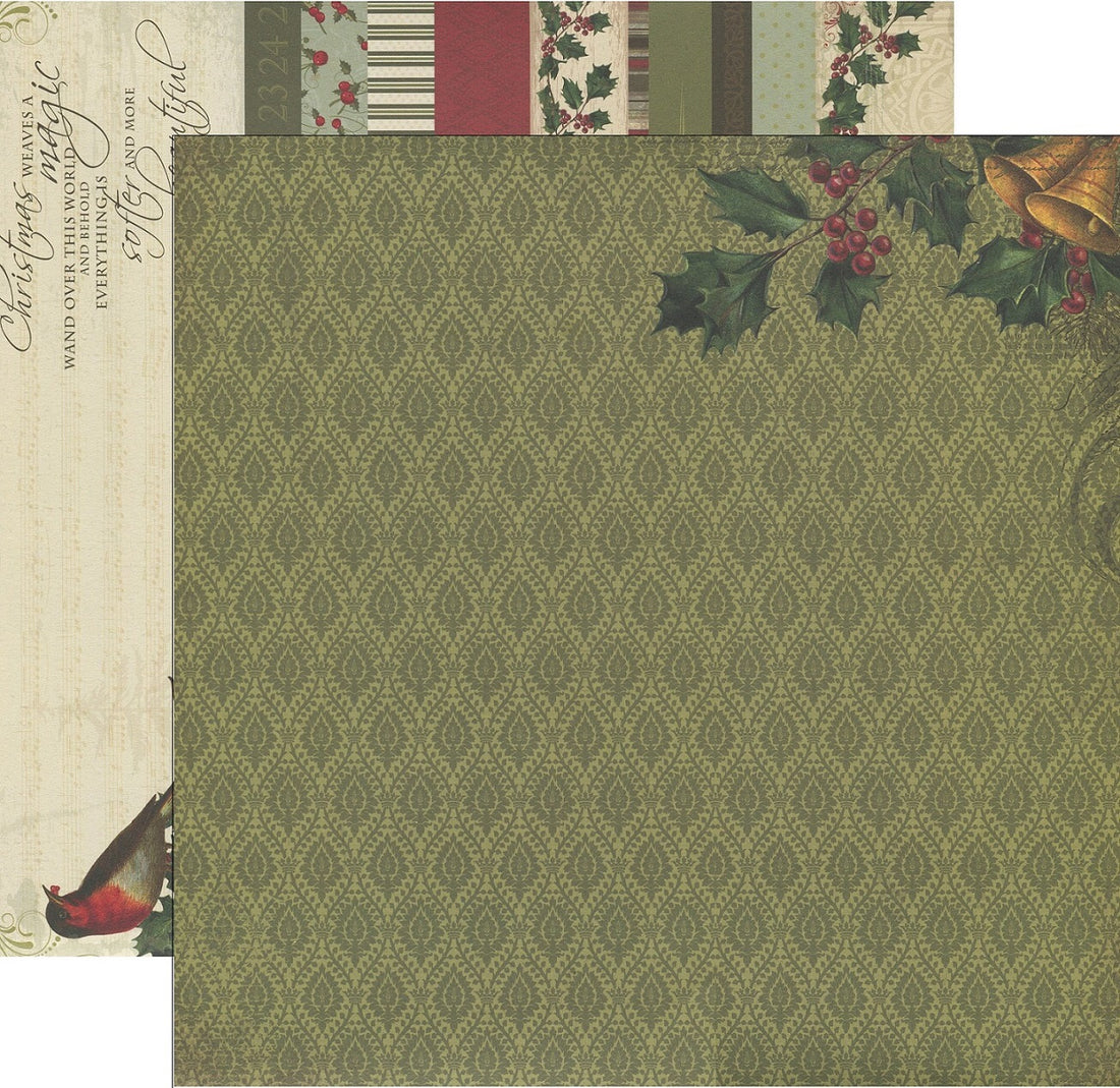 Kaisercraft St. Nicholas SANTA CLAUS 12"X12" Scrapbook Paper Scrapbooksrus