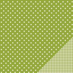 Pebbles Basic POLKA DOTS 12&quot;X12&quot; Cardstock Paper - Scrapbook Kyandyland