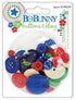 Bobunny BLOCK PARTY Buttons & Bling 35pc - Scrapbook Kyandyland