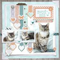Chickaniddy DATE NIGHT Bundle Collection Kit 12&quot;X12&quot; 32 pc - Scrapbook Kyandyland