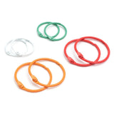 American Crafts Obed Marshall Fantastico Colored O-Rings 8pc Scrapbookrus