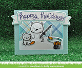 Lawn Fawn BEARY HAPPY HOLIDAYS Craft Dies Scrapbooksrus