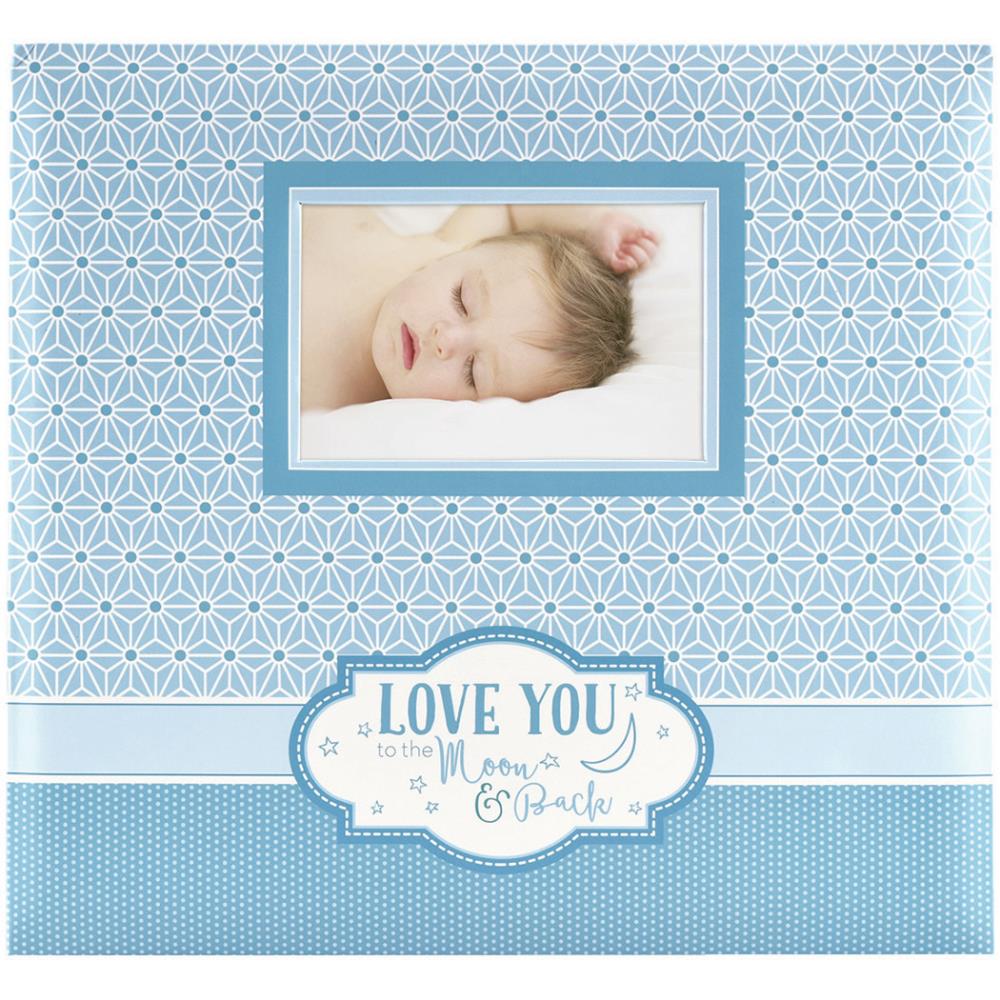 MBI Post Bound MOON & BACK BOY 12"X12" Scrapbook Album