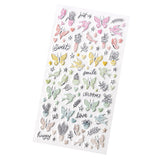 Crate Paper GINGHAM GARDEN Puffy Stickers