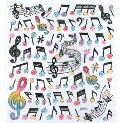 Tattoo King Sticker King MODERN MUSIC Sticker 25+pc - Scrapbook Kyandyland