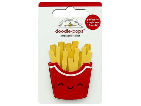 Doodlebug Doodle-Pops FRY DAY Doodle-Pops 3D Stickers Scrapbooksrus