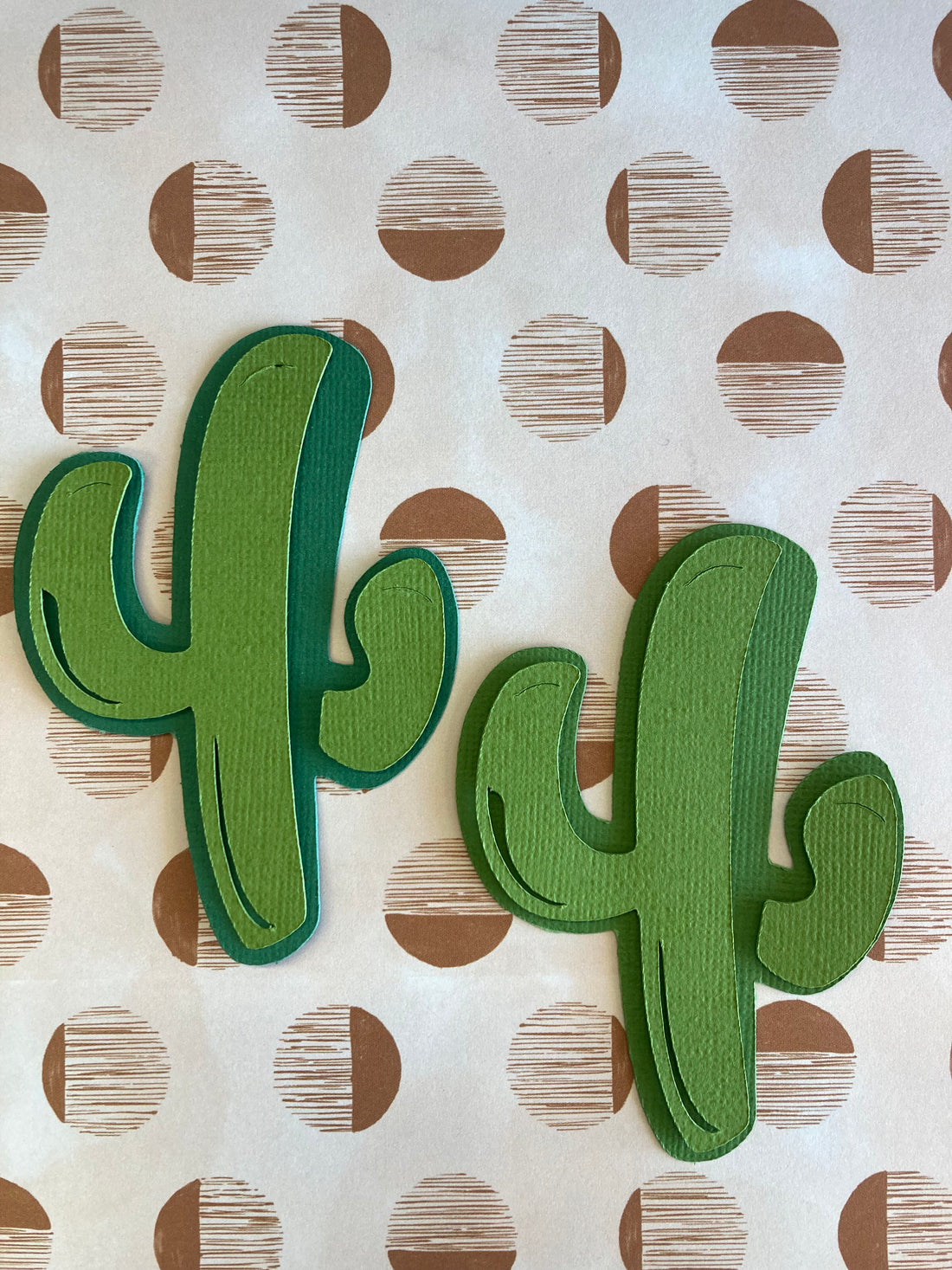 Disney CACTUS Cacti Scrapbook DieCut Die Cut Embellishment