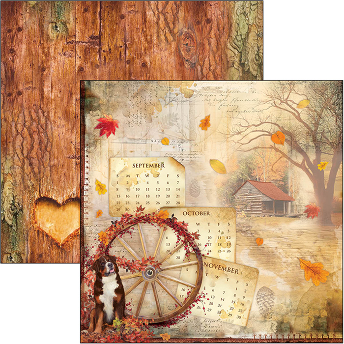 Ciao Bella THE SOUND OF AUTUMN Paper Pad 12 Sheets Scrapbooksrus