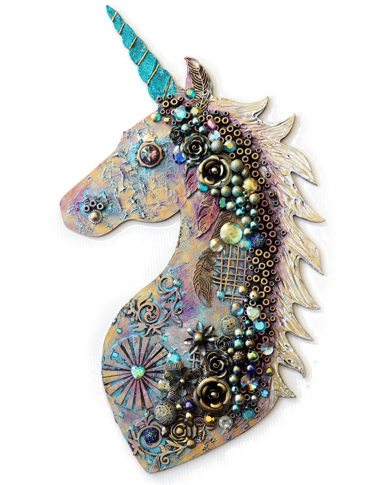 Kaisercraft WALL ART UNICORN 3D Wood DIY 1pc