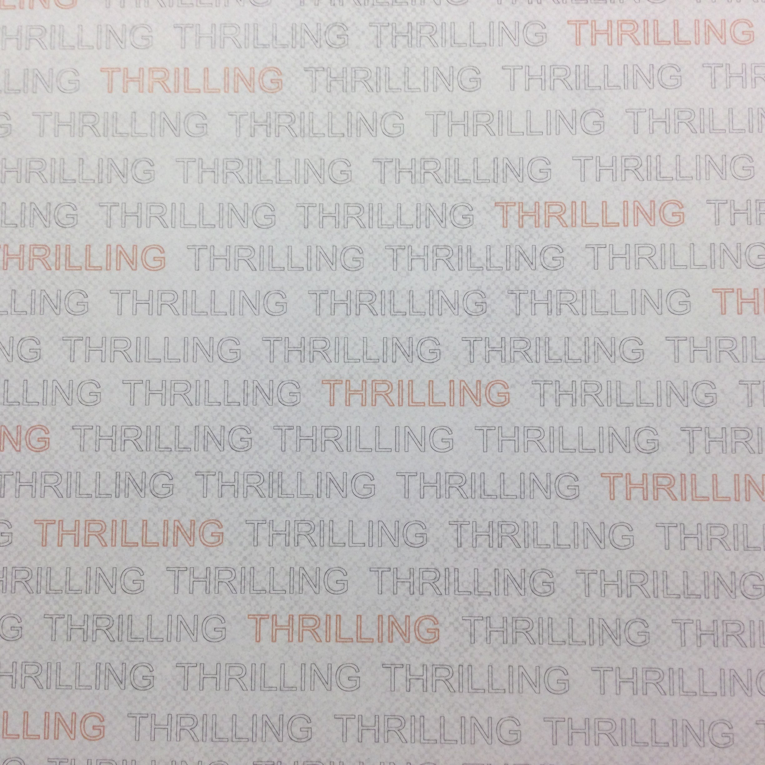 THRILLING ADDICT 12&quot;X12&quot; Scrapbook Paper Scrapbooksrus